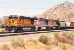 Grain train eases west